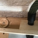 Systeme de réglage du rail  et bien sur l'aspiration.