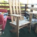 Fauteuil en palettes - Etude Enzo Mari