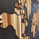 Une autre Mappemonde en bois !