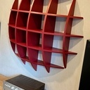 Bibliothèque sphérique type "Tyco" de Manfredo Massironi