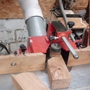 Marre des copeaux qui volent autour de la toupie