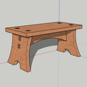 Ma première réalisation: un petit banc