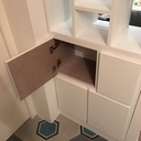 Finition intérieure au Rubio. Le blanc c'est trop salissant ;)