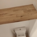 Étagères murales en chêne