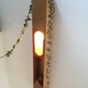 Lampe "batton de glace"