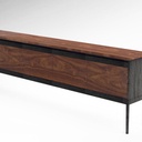 Buffet noyer 2,8ml de longueur - tranchage plateau à la merluche