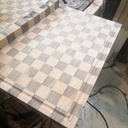 Planche à découper en bois de bout