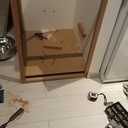 Petit vaisselier d'angle