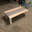 Table basse frêne et Valchromat
