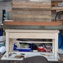 Petit banc pour le hall d'entrée en bios de palette