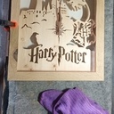Réalisation d'une horloge murale Harry Potter