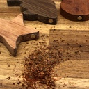 Jeu de pêche à la ligne en bois exotique