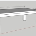 Meuble télé avec table de salon