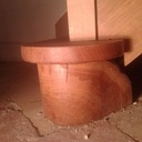 Escalier droit en chêne