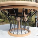 Table basse à engrenage