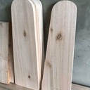 Escada caracol em eucalipto rosa