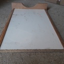 Tablette pour raboteuse