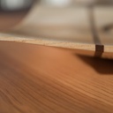 Tournage coupe décorative en frêne olivier