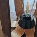 Lampe lamellée collée + impressions 3D