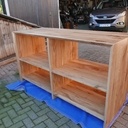 Plan de travail avec étagères