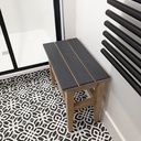 Petit banc pour salle de bain
