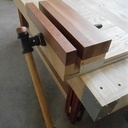 Etau d'établi en bois