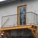 Balcon et son escalier