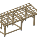 Abri vélo + mini pergola