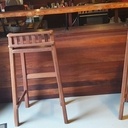 Bar - Mange debout en bois serpent