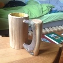 Chope de 33cl en hêtre