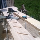 Création d'une mezzanine et d'un escalier quart tournant