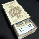 Boîte de rangement pour jeu de TAROT