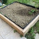 Carrés potager à queues d'aronde