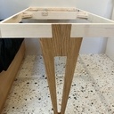Table de Cuisine Fixe et Extensible