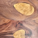 Table basse en noyer
