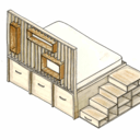 Le lit rangement de Rahan