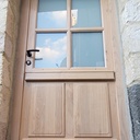 Porte d'entrée châtaignier