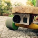 Support de gopro skateboard