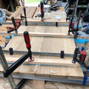 Deux tables basses en chêne massif