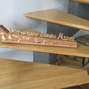 Petit sujet en bois pour anniversaire en breton