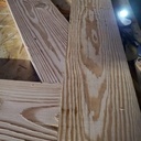 Porte ancienne étable en Douglas