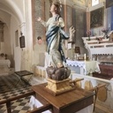 Châsse de procession en châtaignier