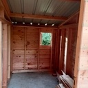 Cabane à vélos. Douglas.