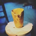 Verre en bois d’abricotier