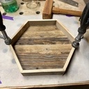 Petit plateau hexagonal