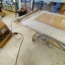 Un peu d'ébénisterie avec les stagiaires