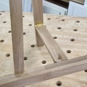 Panneau de bienvenue et son chevalet.