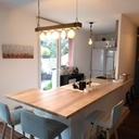 Plan de travail cuisine en frêne