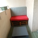 Salon de balcon  table basse