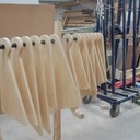 Escalier Frene naturel